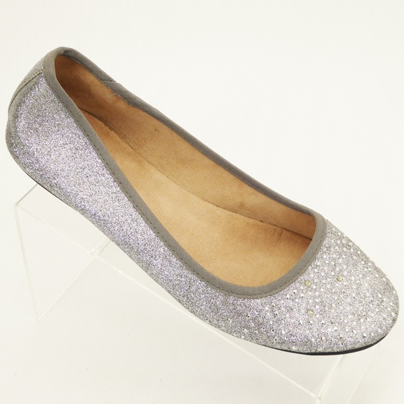 Style & Co. Shoes - Style & Co Silver Flats Size 11M #201
